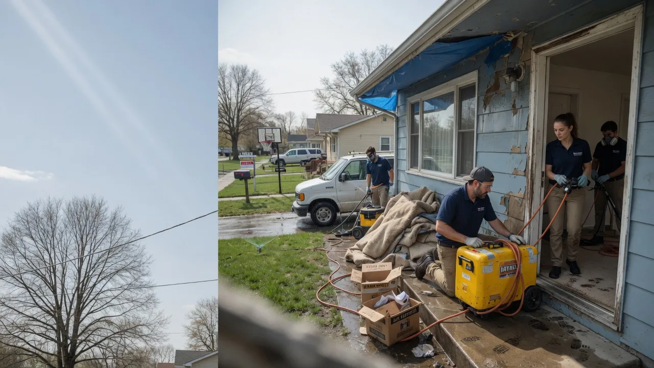 Basement Flood Cleanup in Leland, IL near me
